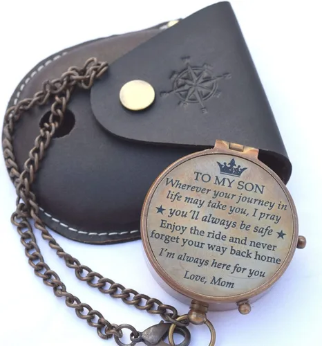 Miniatura 2 de Brújula de mamá a hijo - para mi hijo ama mamá - regalos de madre a hijo - Regalos de graduación para hijo - Regalos de cumpleaños para hijo
