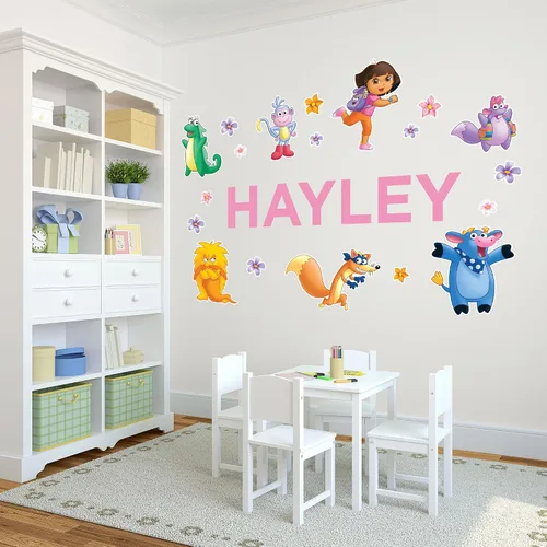 Miniatura 15 de Oliver's Labels Calcomanía de Pared Personalizada Premium de Tamaño Real para Decoración de Habitación de Niños - Despegar y Pegar, Extraíble