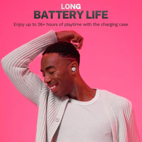 Miniatura 61 de JLab Go Air Pop+ Auriculares Verdaderamente Inalámbricos, Auriculares Intraaurales, Auriculares Bluetooth, 35H de Tiempo de Reproducción, Menta