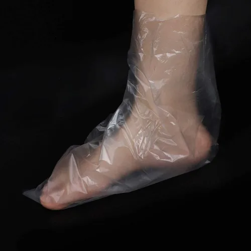 Miniatura 6 de Segbeauty Bolsas de cera de parafina para manos y pies, 200 forros de cera de parafina de plástico, calcetines y guantes de repuesto de cera de baño