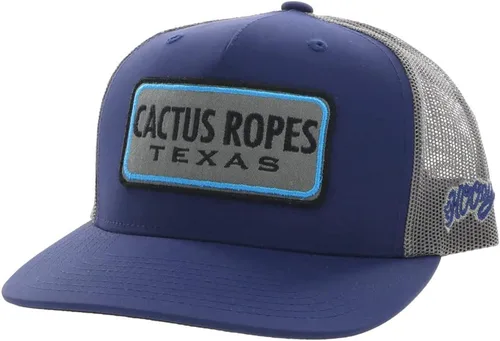 HOOEY Adjustable Snapback Trucker Hat with Cactus Ropes Logo