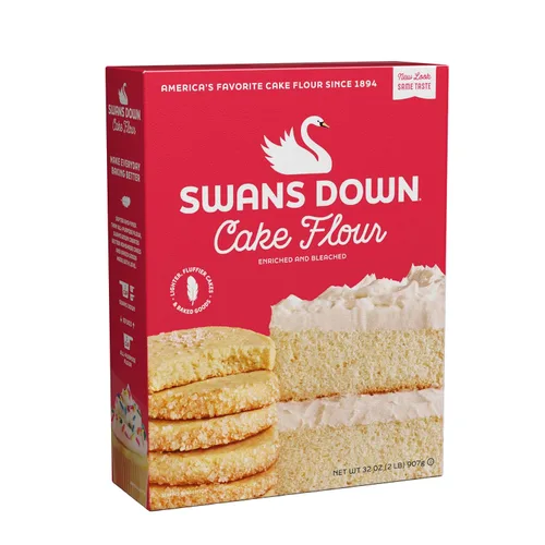 Miniatura 4 de Swans Down Harina de pastel regular, caja de 32 onzas (paquete de 8)