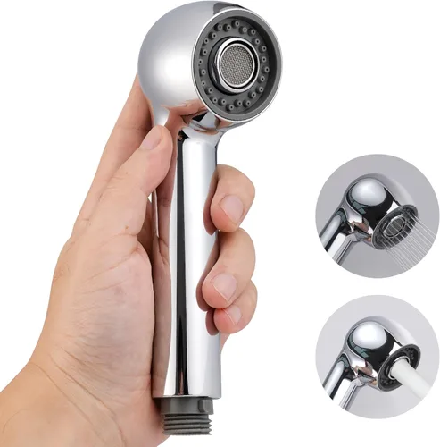 Miniatura 7 de Reemplazo de cabezal de grifo de cocina extraíble, cabezal rociador de fregadero de 2 funciones, conector de rosca macho G1/2 o 13/16 pulgadas