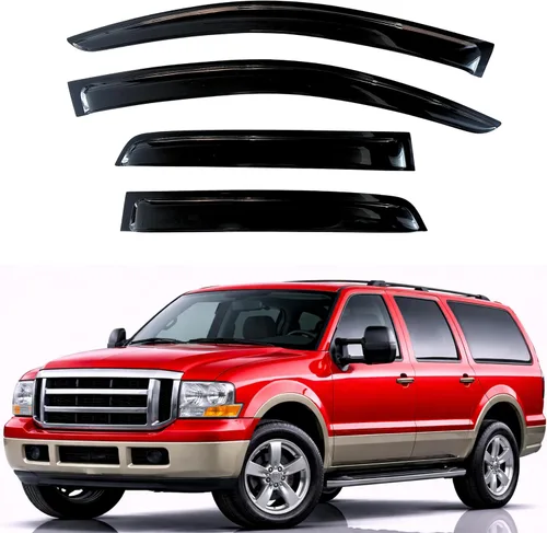 Miniatura 153 de KPY Visor de ventana compatible con Hyundai Tucson 2021-2025, 4 piezas de deflector de ventilación para ventana lateral, estilo Mugen, protector