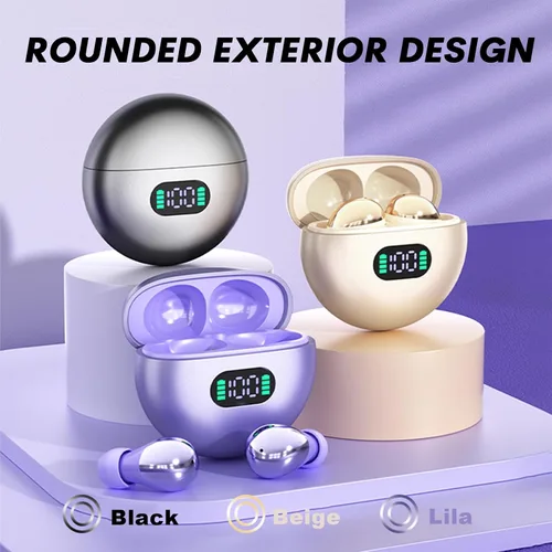 Miniatura 2 de Auriculares inalámbricos invisibles en el oído, mini auriculares discretos con Bluetooth ocultos, auriculares para el trabajo, dormir de lado, canal
