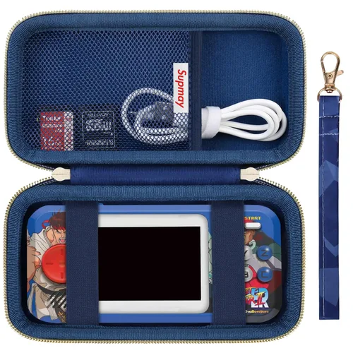 Miniatura 10 de Supmay Funda de viaje rígida para consola de juegos de mano My Arcade Galaga Pocket Player, sistema de videojuegos portátil, funda de protección