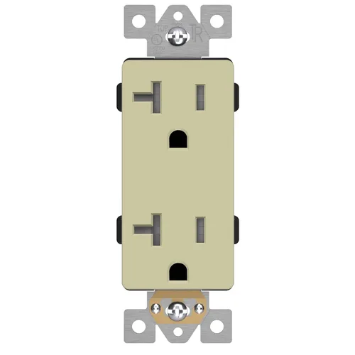 Miniatura 19 de LIDER LR15-TR-GD5P - Receptáculo decorativo mate c/tapa frontal intercambiable, tomacorriente a prueba de manipulaciones/niños, autoconexión a Dorado