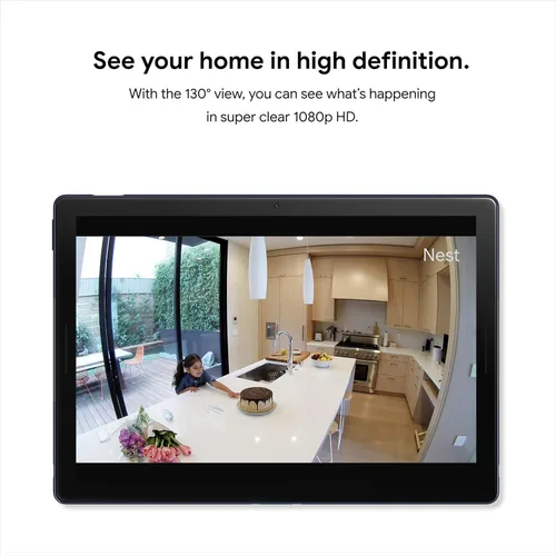Miniatura 5 de Google Nest Cam Indoor A0005 (1ª generación) - Cámara con cable de 1080p solo - Unidad de repuesto - Embalaje a granel - Funciona con la aplicación