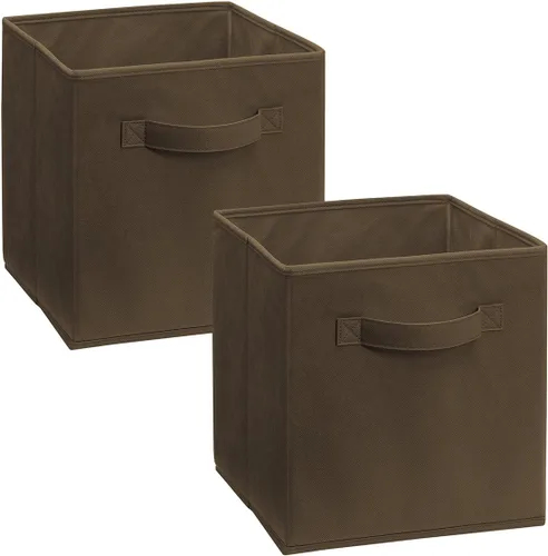Miniatura 30 de Cajón de tela cúbico ClosetMaid 11469, morado, empaque de 2, Negro, 2