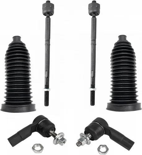 Miniatura 81 de TRQ Kit de dirección interior y exterior para lado del conductor y del pasajero delantero, con cremallera de dirección y fuelle de piñón compatible