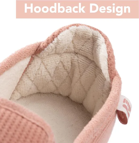 Miniatura 4 de RockDove Pantuflas con capucha de dos tonos para mujer con plantilla extraíble