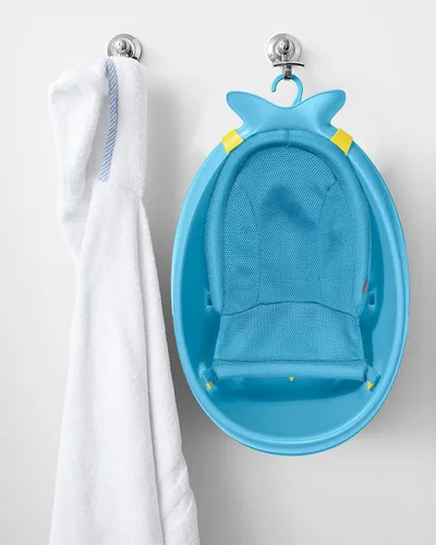 Miniatura 7 de Bañera para bebés Skip Hop Moby, 3 en 1 Smart Sling Tub, azul, Azul
