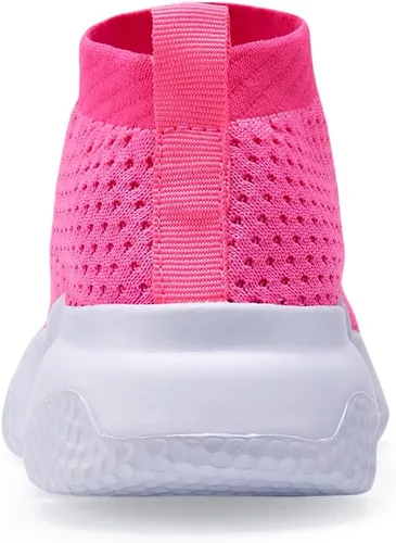 Miniatura 4 de Casbeam Zapatos deportivos para caminar y correr para niños y niñas, transpirables, ligeros, ligeros, a la moda (babero para niños pequeños)