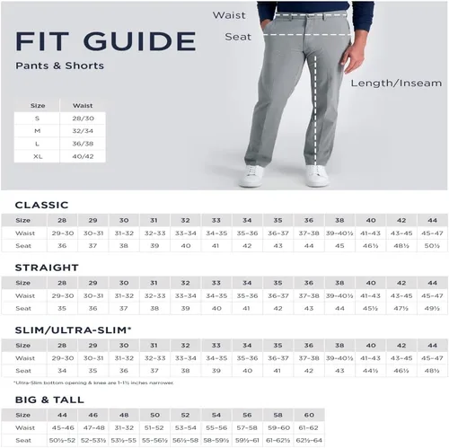 Miniatura 6 de Haggar Pantalón de vestir para hombre de primera calidad y ajuste clásico plisado en la parte delantera (tallas regulares y grandes y altas)