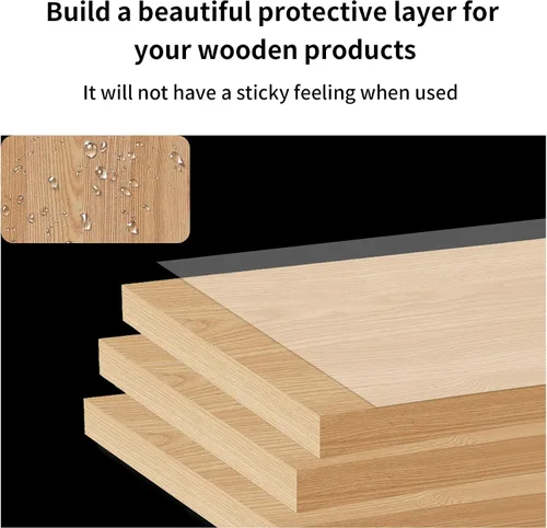 Miniatura 4 de Aceite Tung puro 100% natural de 8 onzas para acabado de madera, seguro de grado alimenticio, aceite Tung impermeable para suelos de madera, muebles