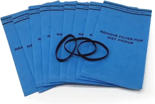 Smilefil - Paquete de 9 bolsas de filtro de vacío en seco y húmedo compatibles con Stinger de 2.5 a 5 galones WS0255VA, WORKSHOP WS01025F, Craftsman