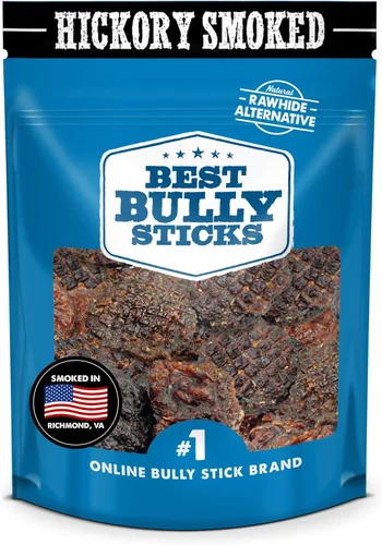 Golosinas deslizantes de hamburguesa de carne ahumada de nogal premium – 1 libra (paquete de 1) – Palitos de carne 100% natural, sin aditivos,