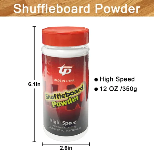 Miniatura 2 de Shuffleboard Sand Wax High/Medium Speed Shuffleboard Powder Set, Shuffleboard Sand with Mini Brush Set
