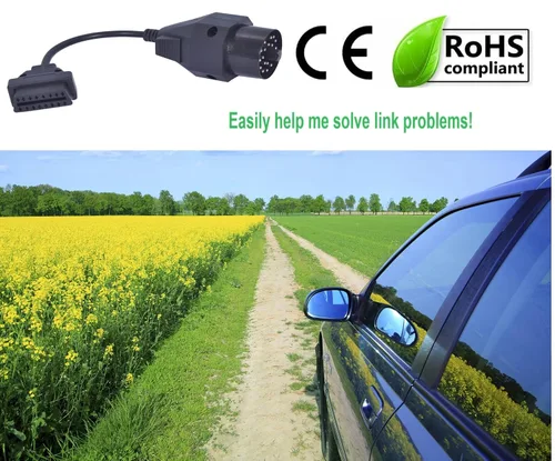 Miniatura 7 de 20 pin a 16 pin obd2 adaptador e36 e38 e39 al conector obd2 adaptador