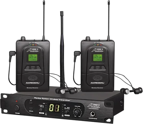 Miniatura 6 de Audio2000 - Sistema de monitoreo con auriculares, AWM6306U