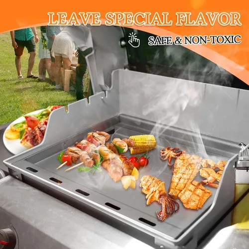 Miniatura 79 de Utheer Parrilla reversible para todas las estufas Camp Chef de 14 y 16 pulgadas, plancha de hierro fundido, para estufa Camp Chef Explorer de 2