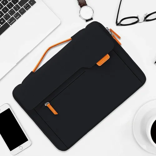 Miniatura 3 de MOSISO 360 - Bolsa protectora para laptop para hombre, bolsas de computadora de 15 a 16 pulgadas compatibles con MacBook Pro 16/Air 15, HP Dell