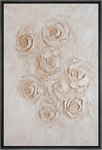 Miniatura 11 de Wall26 - Arte de pared con marco estampado en lienzo, bosque negro y blanco, árbol de madera con detalles de anillo, naturaleza, naturaleza salvaje