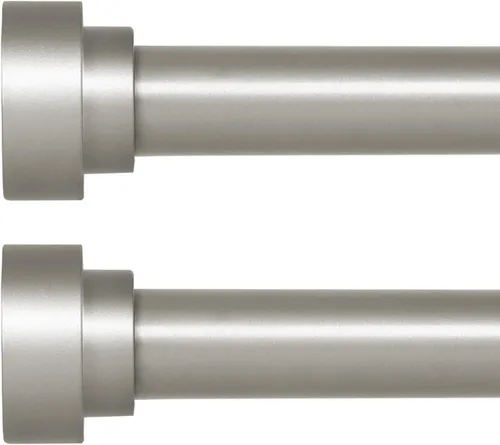 Miniatura 27 de Barras de cortina de bronce para ventanas de 30 a 42 pulgadas (2.5-3.5 pies), barras de cortina resistentes de 1 pulgada de diámetro, barra