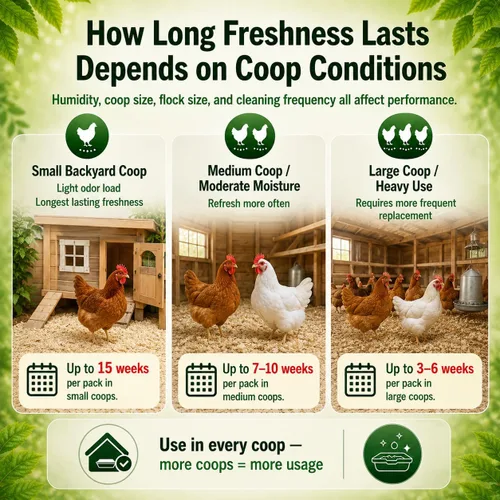 Miniatura 6 de Little Coop Recouper Una nueva generación de desodorante de gallinero urbano Fórmula única para liberación lenta Aroma fresco natural