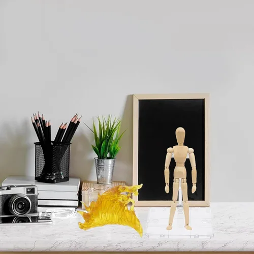 Miniatura 5 de iplusmile Soporte de efecto de llama con soporte de figura de acción, soporte ajustable para muñeca de juguete para exhibición de modelos, base