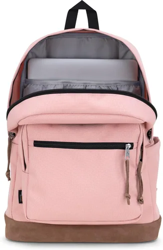 Miniatura 5 de Mochila JanSport Right Pack - Mochila duradera para el día con bolsillo acolchado para portátil de 15 pulgadas, Rosa brumosa, Tamaño único