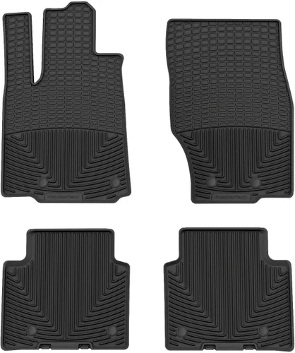 Alfombrillas de piso para todo clima WeatherTech para Jeep Grand Cherokee L, Grand Cherokee - 1ª y 2ª fila (W614-W615), negro