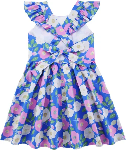 Miniatura 156 de Vestido de verano para niña, de algodón, con diseño floral