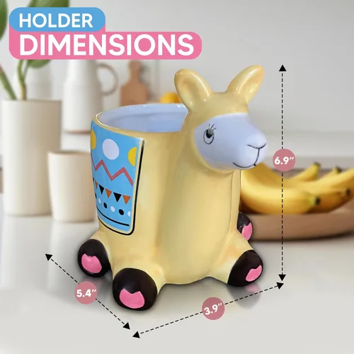 Miniatura 7 de Soporte para utensilios de alpaca, almacenamiento de cocina, alpaca llama, accesorio de fiesta, idea de regalo, decoración de casa de granja, baño