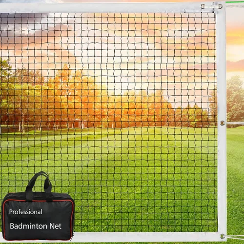 Miniatura 9 de Red de bádminton portátil profesional – 20 pies x 2.5 pies, ideal para patio trasero, playa, patio escolar y competencia, incluye bolsa de transporte