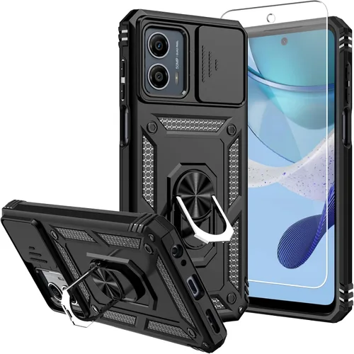 Miniatura 12 de Funda para Moto G 5G 2023, [No para la versión 2022] con protectores de pantalla y cubierta de cámara, [Grado militar] cubierta probada contra