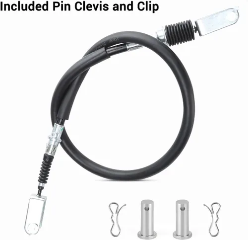 Miniatura 5 de 10L0L Cable de freno de carrito de golf para Yamaha G29/Drive Gas 2007-2015 Modelo 43.7" con clip de horquilla de pasador JW1-F6341-31-00