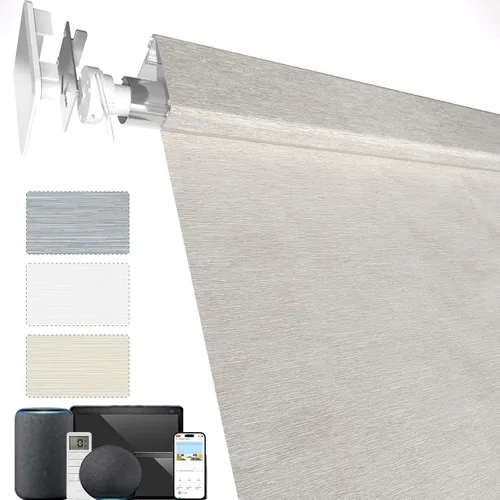 Miniatura 15 de MYshade Persianas enrollables personalizadas para ventana, persianas enrollables para ventanas con cable, bloqueo solar, protección de privacidad