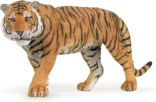 Papo -Pintado a mano - Figurita -Wild Animal Kingdom - Tigre -50004 -Coleccionable - para niños - Adecuado para niños y niñas- a partir de 3 años