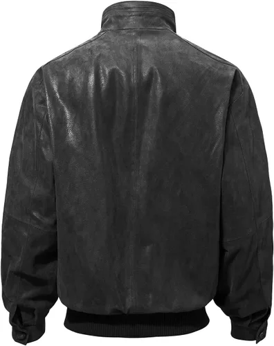 Miniatura 2 de FLAVOR Chaqueta casual bomber de cuero real para hombre