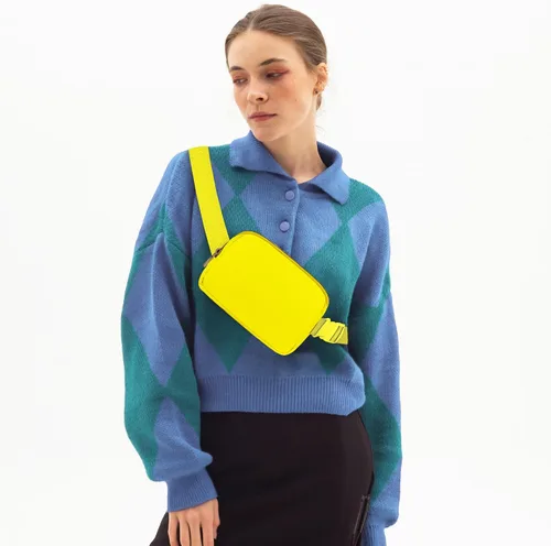 Miniatura 221 de Riñonera cruzada para mujeres y hombres, bolsa para cinturón para senderismo con correa ajustable, riñonera para correr, entrenamiento, deportes
