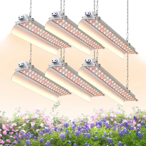 Miniatura 9 de Luz de cultivo colgante de 1.4 pies para plantas de interior, espectro completo con LED rojo de 660 nm, lámpara de cultivo T5 2020T, lámpara
