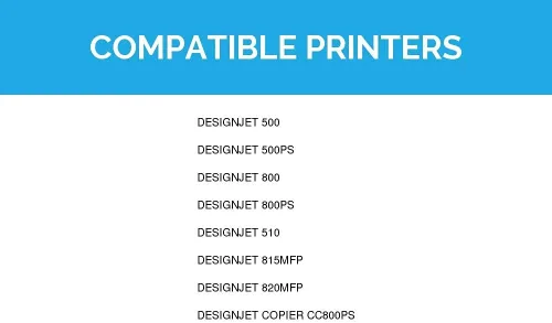 Miniatura 9 de LD Productos remanufacturados Reemplazo para HP 82 Tinta Magenta C4912A Cartucho para uso con Designjet 500 500ps 500Plus 800 800ps 815 815mfp 820