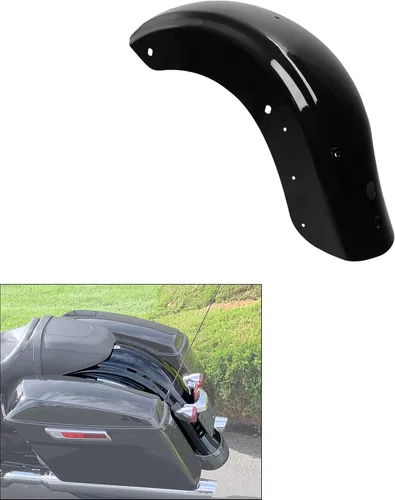 TCT-MOTORPARTS Guardabarros trasero negro vívido para Harley Road Street Glide 09-23 CVO Limited 16-22 Road King Special FLHRXS 2017-2025