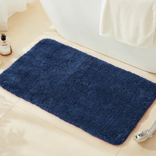 Miniatura 62 de TECHMILLY Alfombras Corredoras de Baño Super Suaves Peludas, Alfombras de Baño de Microfibra Gruesas Antideslizantes Absorbentes, Tapete de Baño
