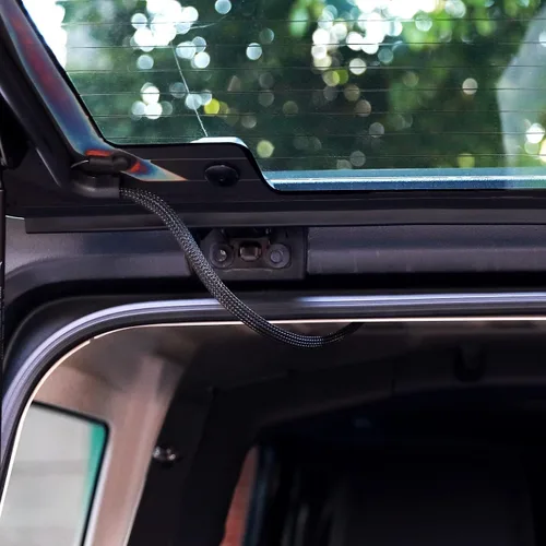 Miniatura 6 de JVMA Deflector de lluvia para ventana trasera, tapa de maletero, riel de lluvia, sellado climático para Jeep Wrangler JL JK 2008-2026 Accesorios