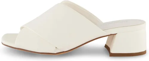 Miniatura 2 de CUSHIONAIRE Sandalia Garland con tacón de bloque de banda cruzada + espuma viscoelástica, anchos disponibles