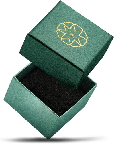 Miniatura 2 de Flower Collection Elegante anillo de promesa de oro blanco de 14 k con diamantes de margarita con pétalos de rubí