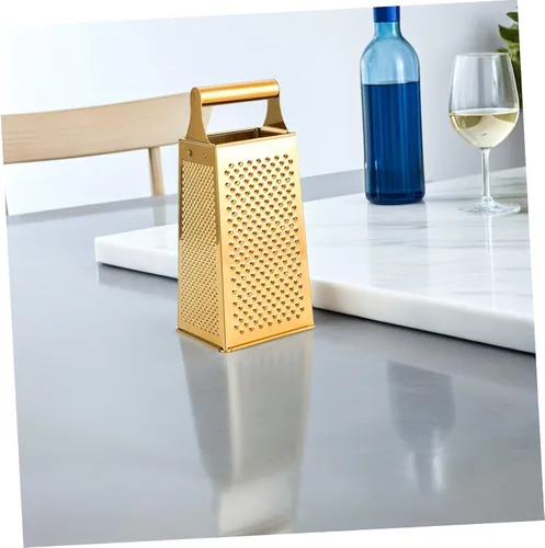 Miniatura 5 de Rallador de acero inoxidable resistente para queso y verduras, versátil rebanador de cuatro caras para papas, jengibre y más herramienta de cocina