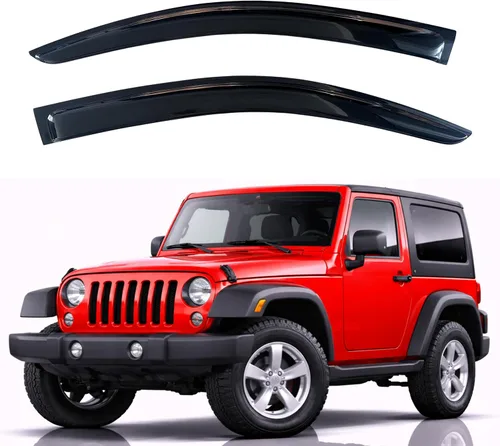 Miniatura 265 de KPY Visor de ventana compatible con Hyundai Tucson 2021-2025, 4 piezas de deflector de ventilación para ventana lateral, estilo Mugen, protector